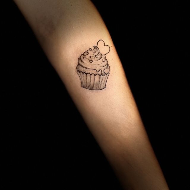 tatouage cupcake 